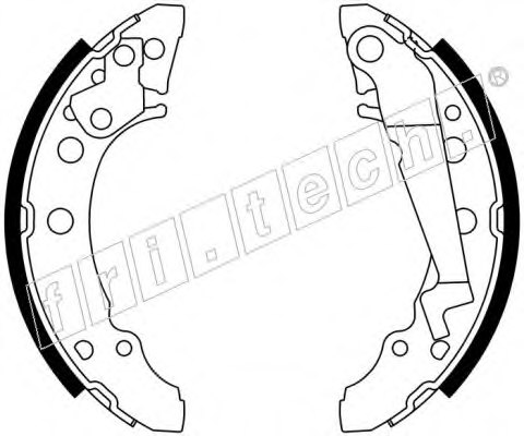 fri.tech. 17299 Brake Shoe Set
